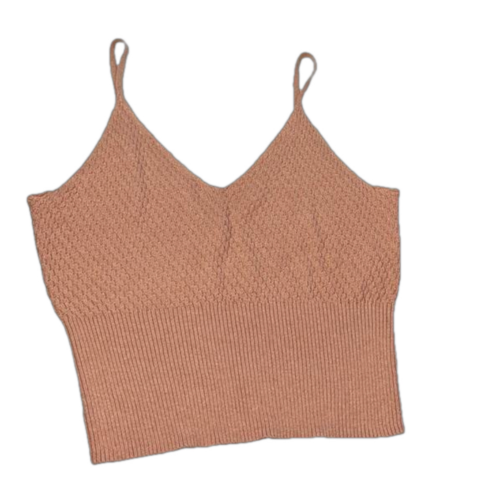 Skin Peach Knit Camisole Top